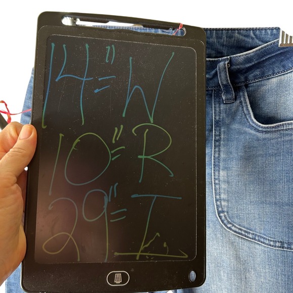 Draper James Jeans Womens Size 6 Bootcut Denim Blue Patch Pocket High Rise - Picture 7 of 7